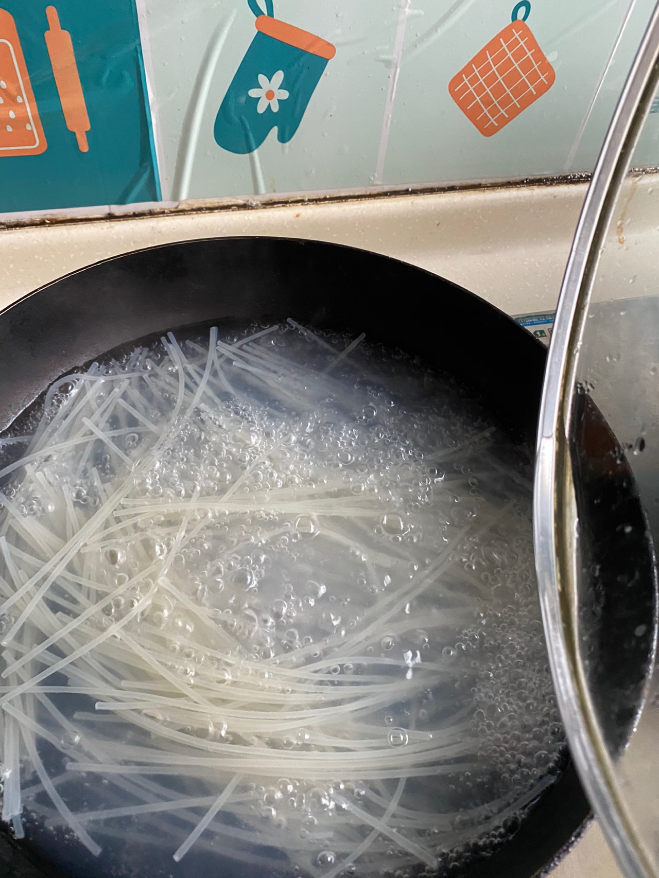 海鲜丸子米线（自制低脂无油）