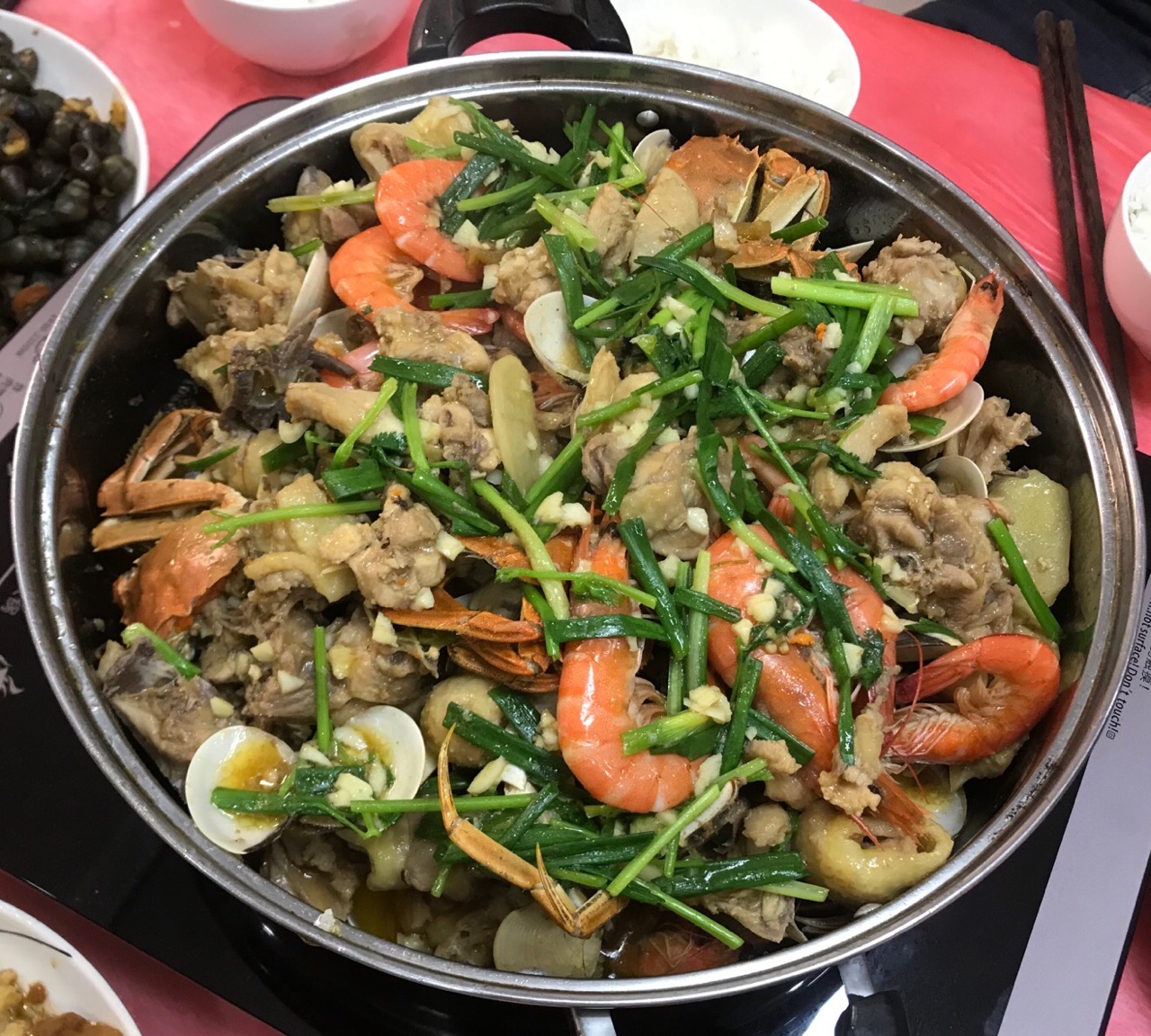 海鲜炆土鸡