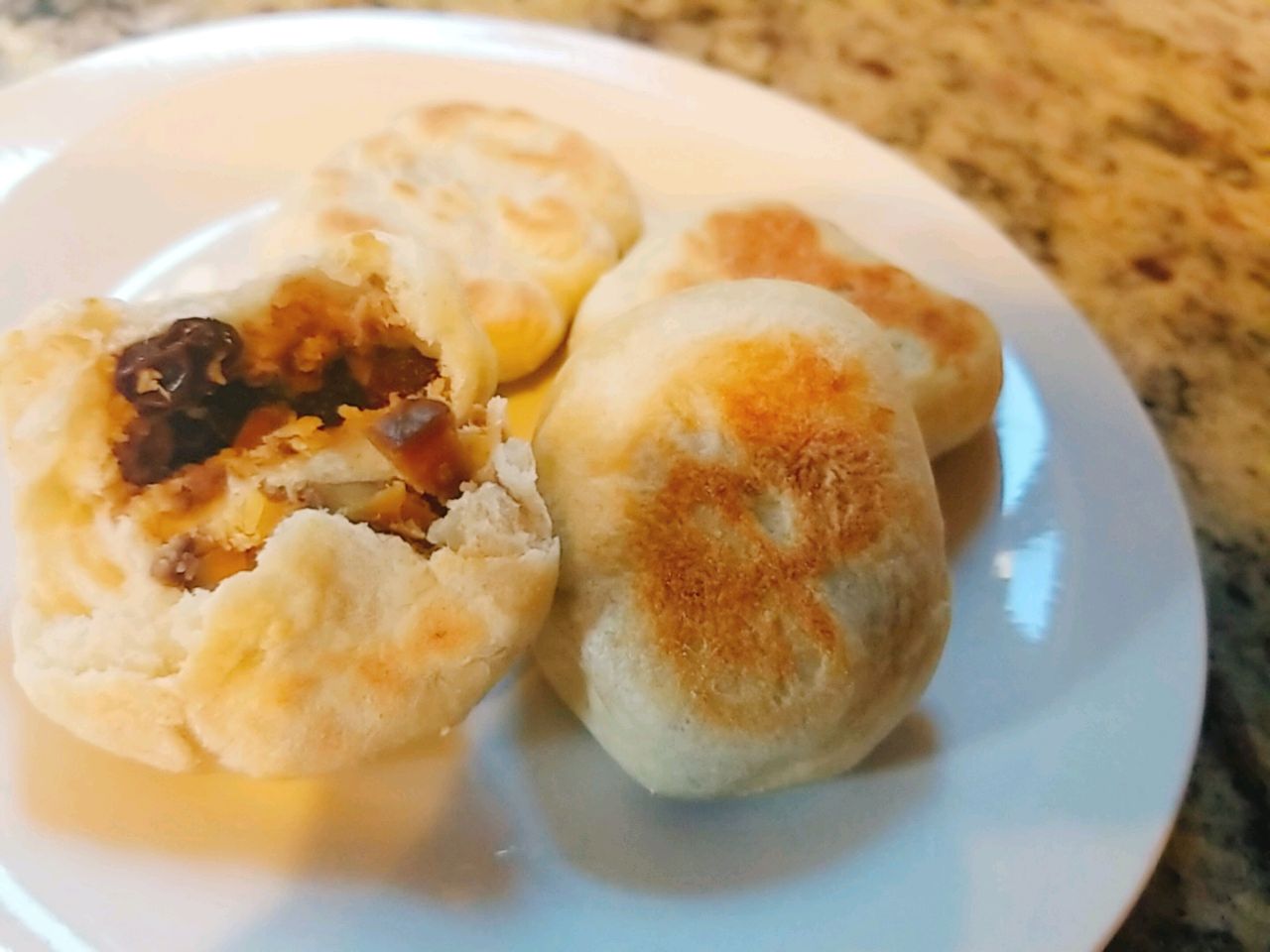 孩子超爱健康美味板栗葡萄干小饼