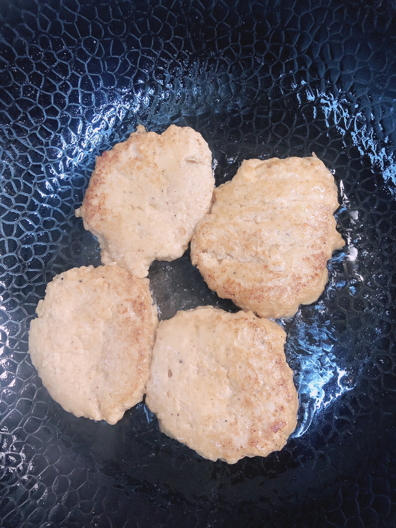 汉堡鸡肉饼