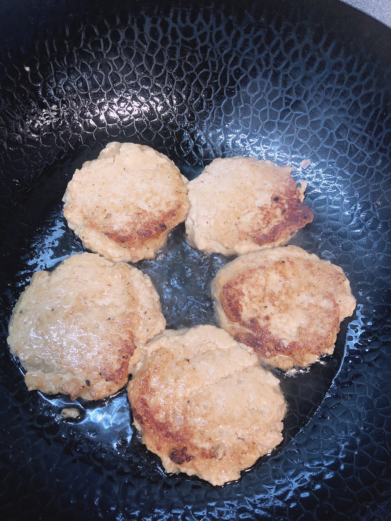 汉堡鸡肉饼