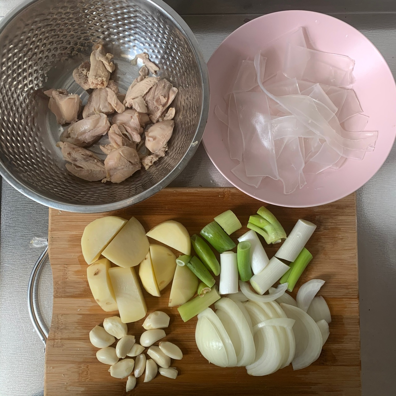 韩国安东鸡(鸡肉这么吃太香了)