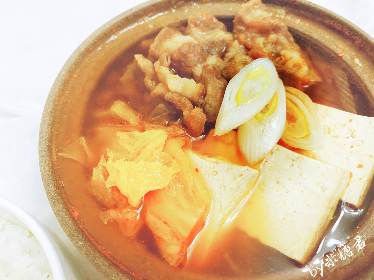 韩式肥牛泡菜豆腐汤