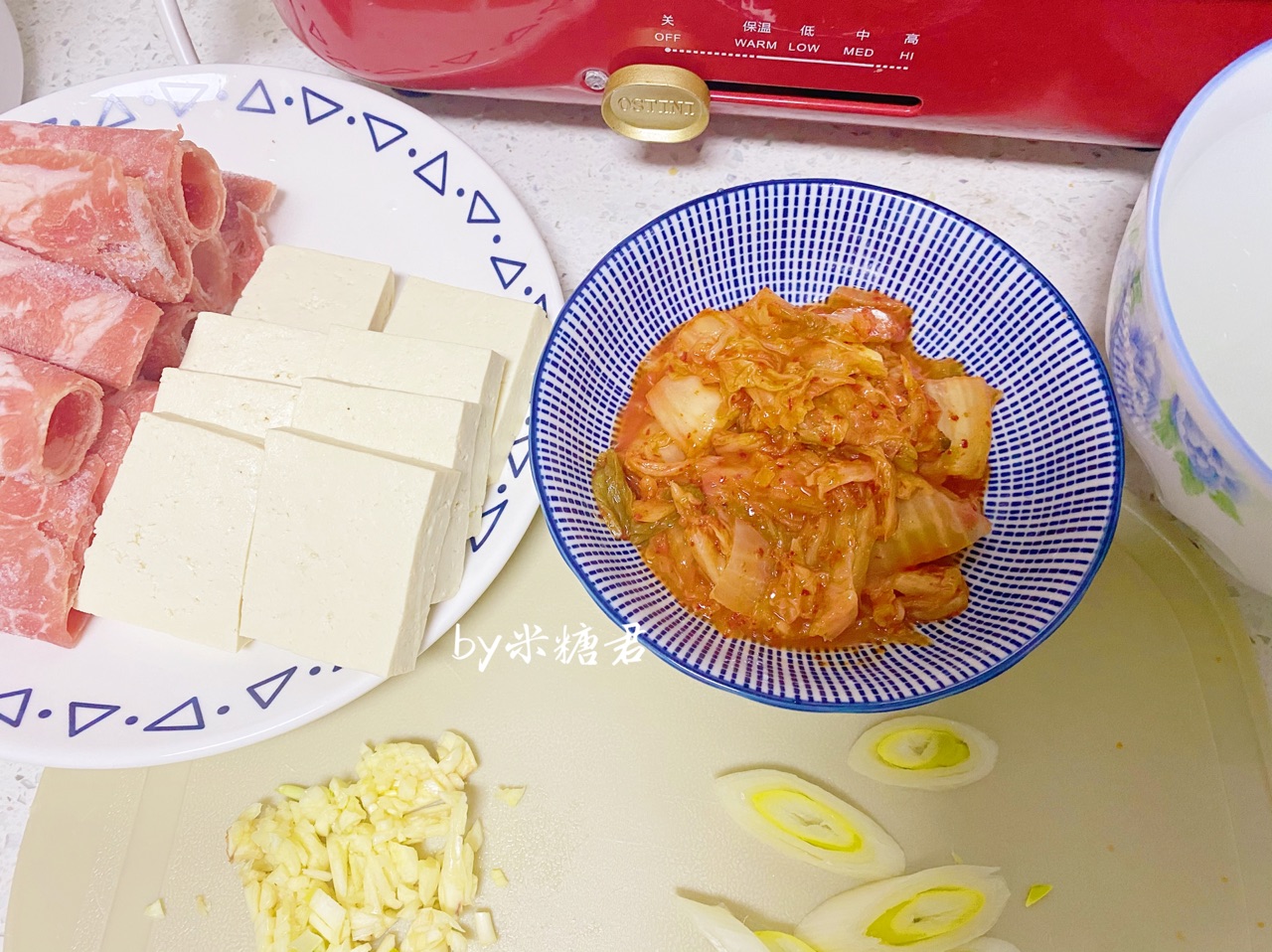 韩式肥牛泡菜豆腐汤