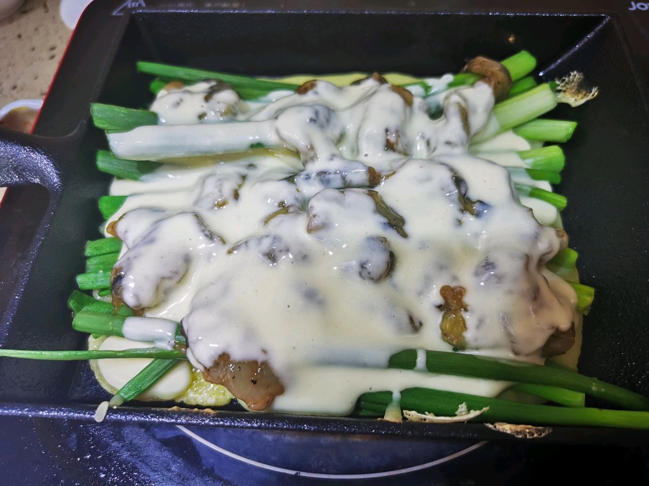 韩式海鲜葱饼