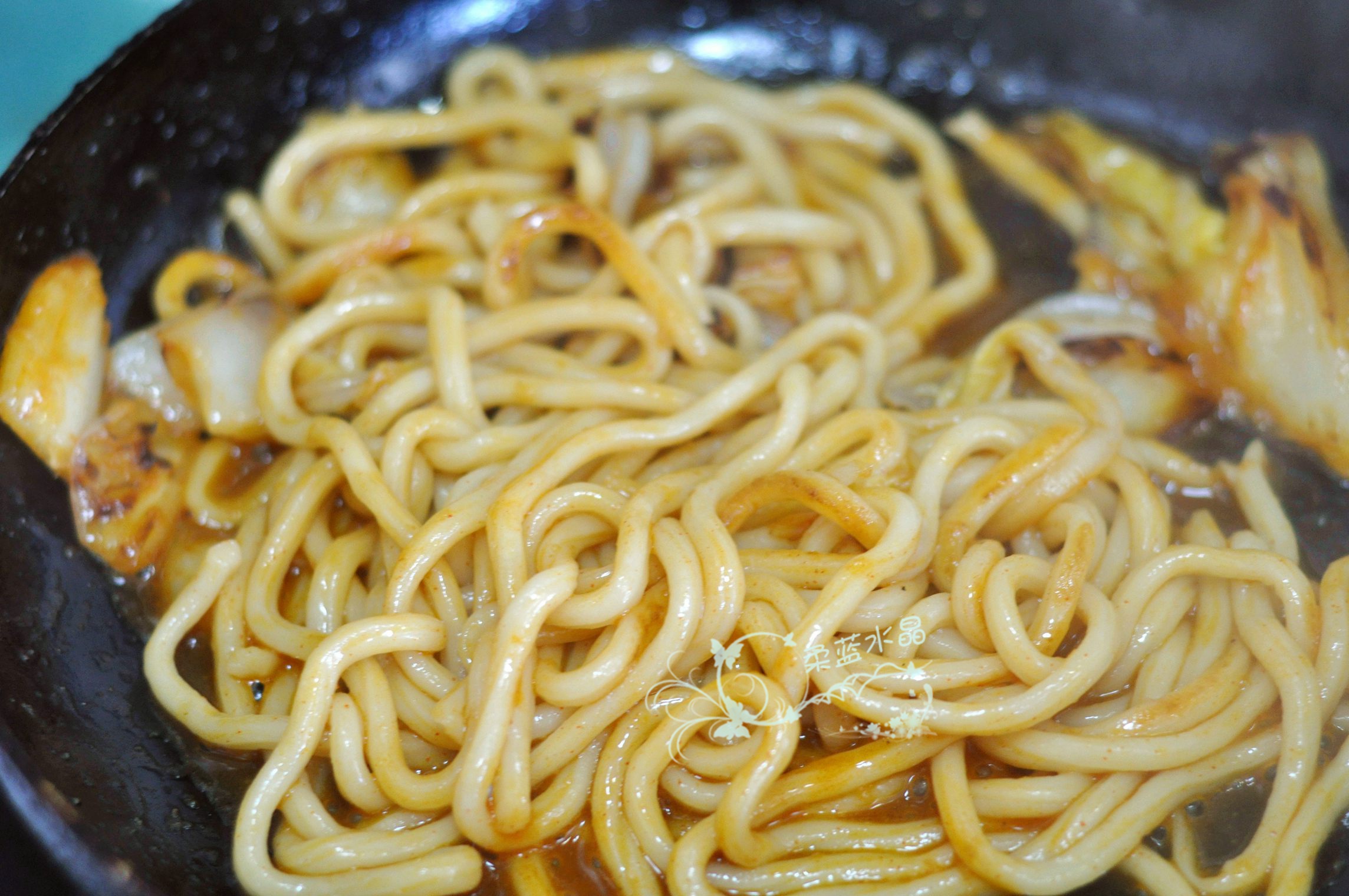 韩式酱炒乌冬面