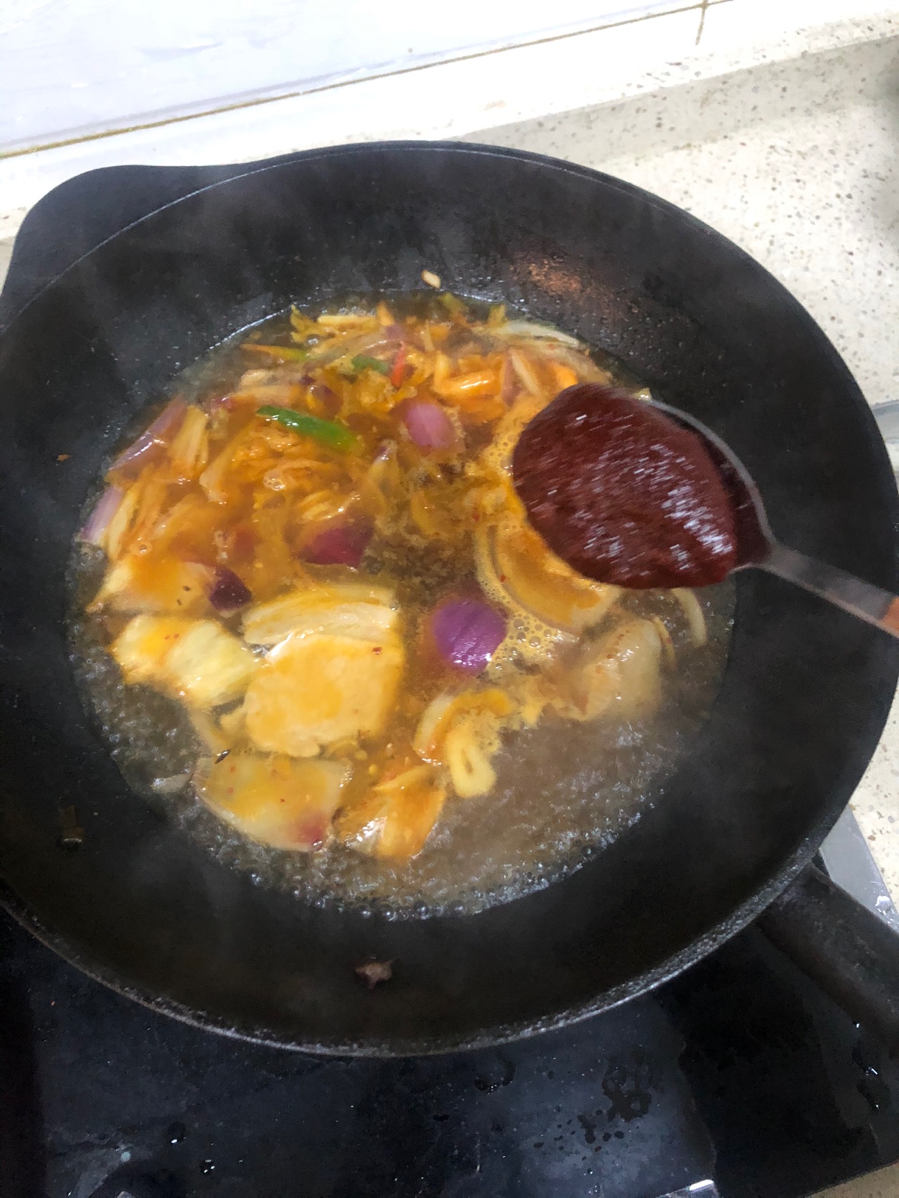 韩式辣白菜泡面