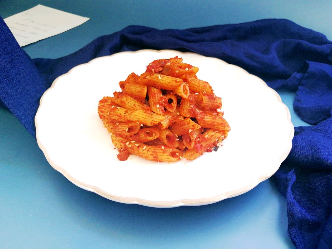 韩式牛肉炒意面
