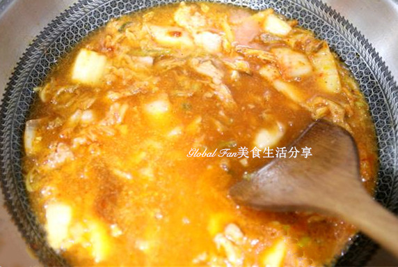 韩式泡菜年糕部队锅