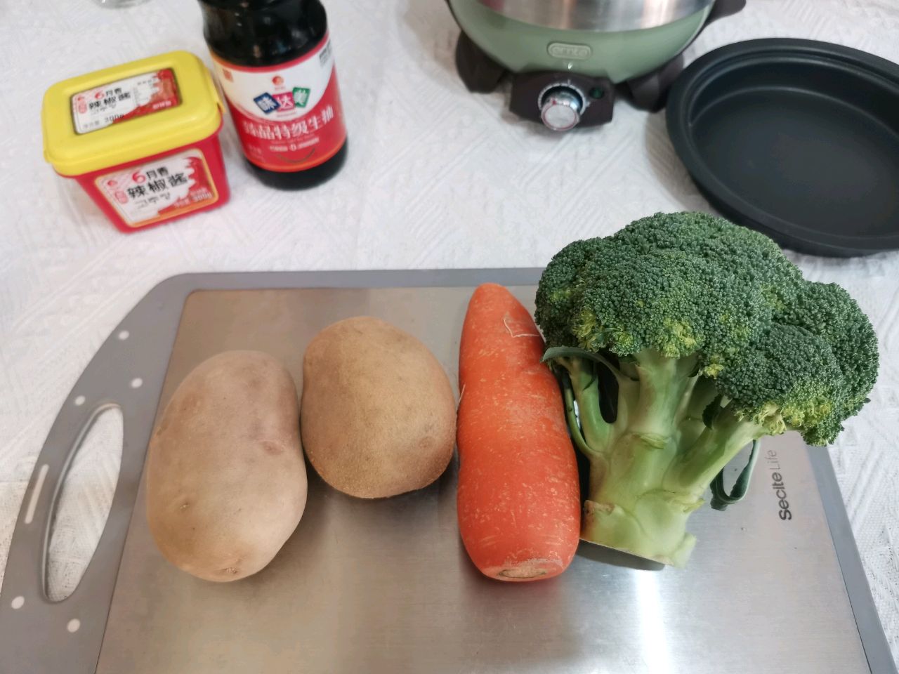 韩式香辣土豆泥圣诞树
