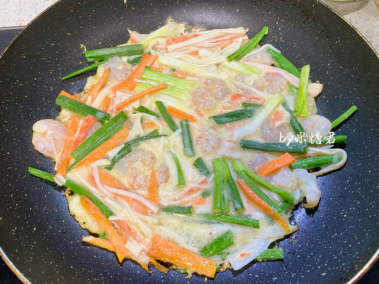 韩式小吃：海鲜葱饼