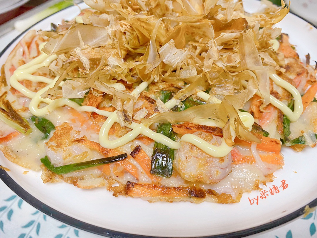 韩式小吃：海鲜葱饼
