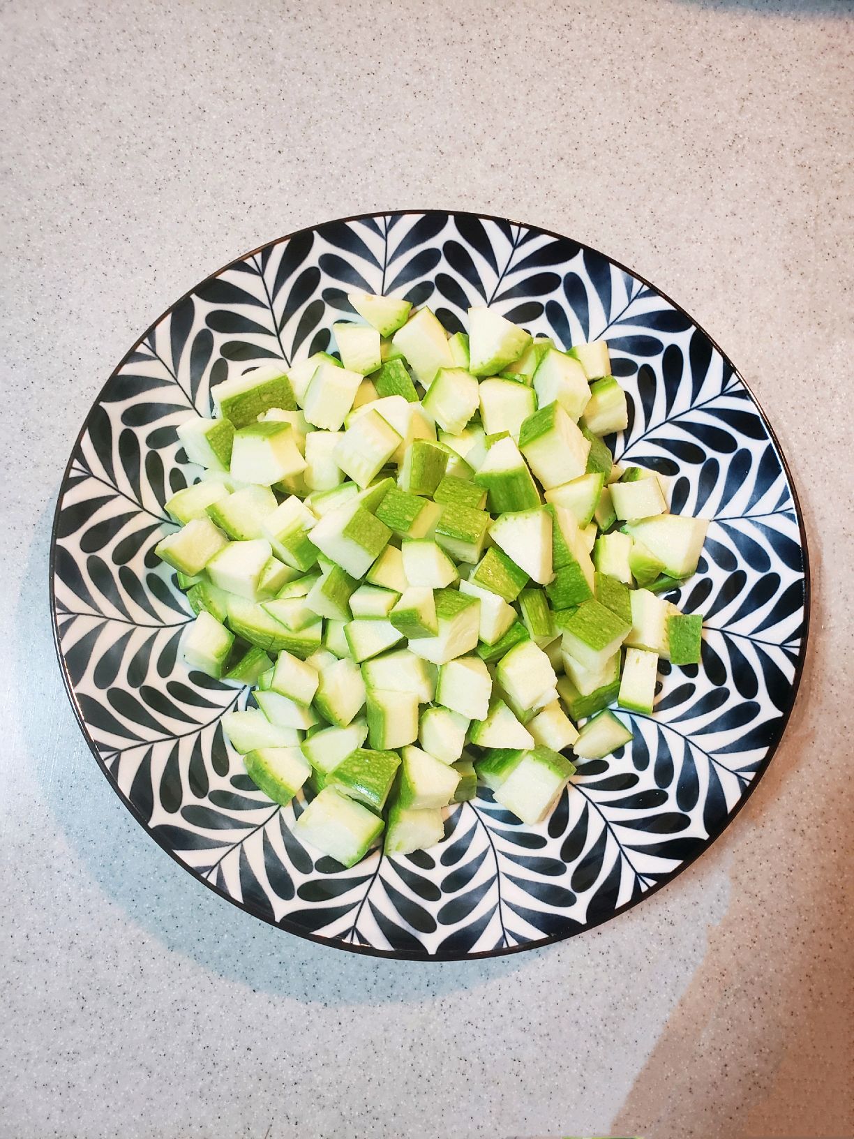 好吃不长肉的蚝油西葫芦鸡丁