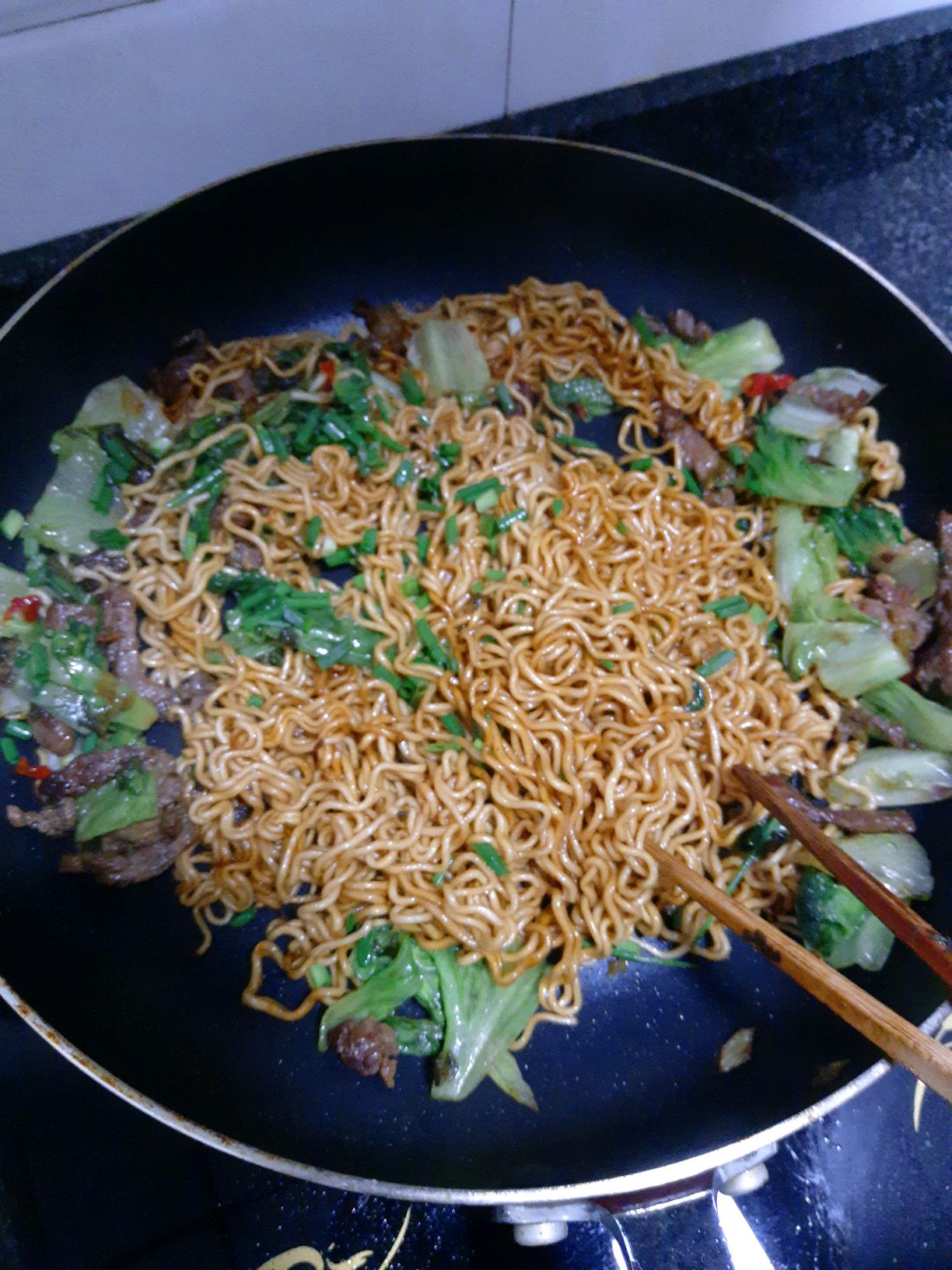 好吃不胖的牛肉方便面