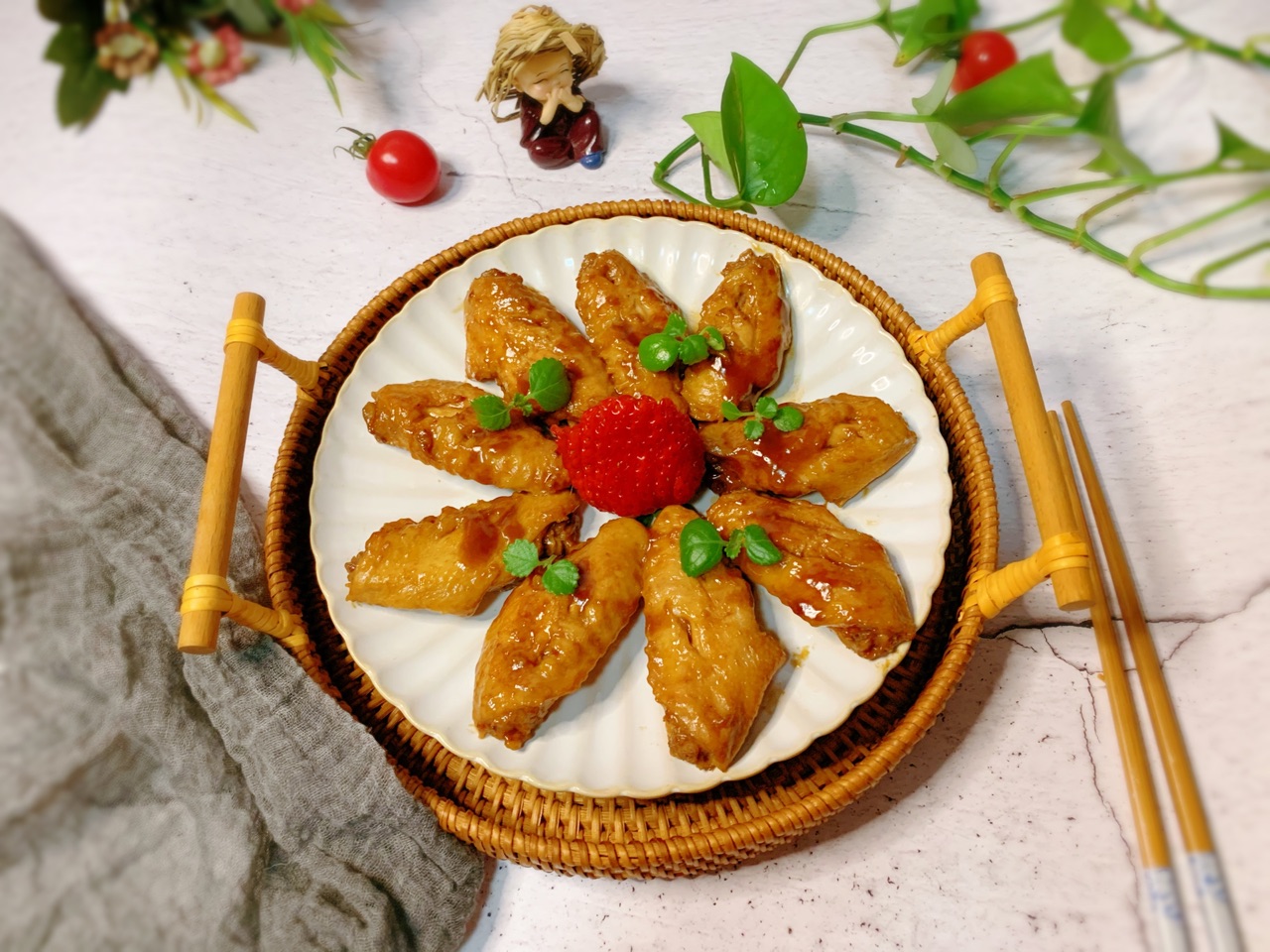 好吃到舔手的-红烧鸡翅