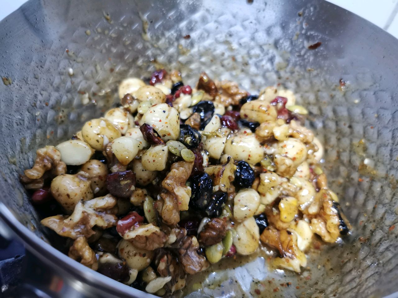 好吃到无法自拔的麻辣味坚果挞