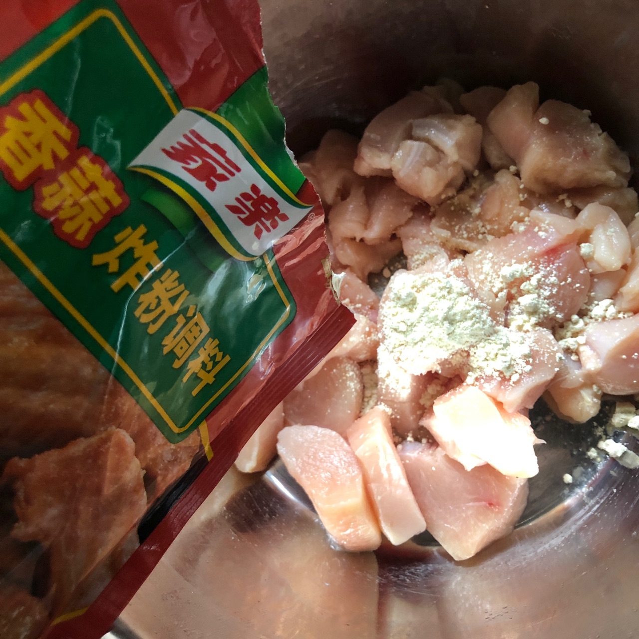 好吃的馒头屑鸡米花