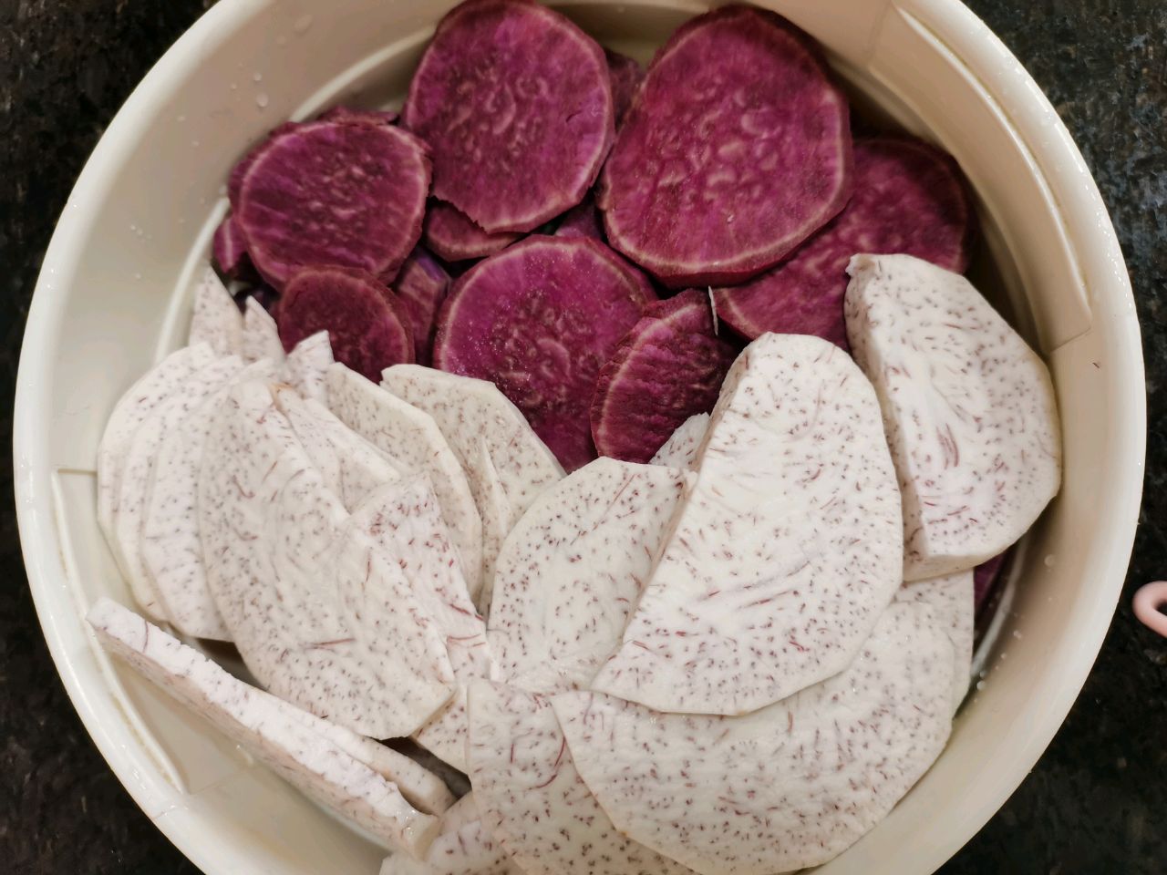 好吃的紫薯芋泥酥饼(手抓饼版)