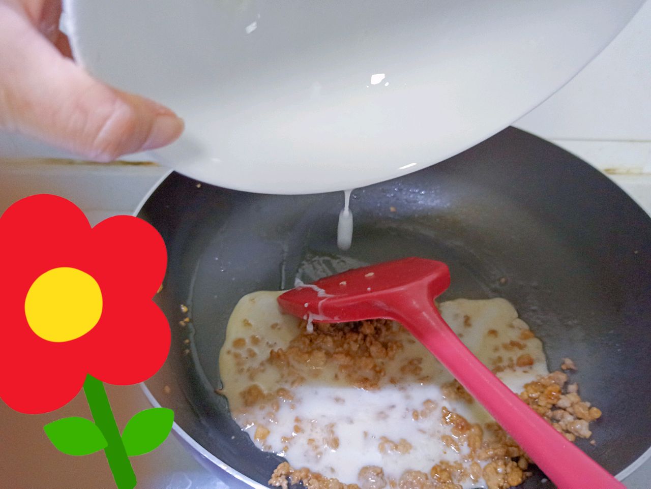 好吃过布丁的蚝油肉末鸡蛋羹