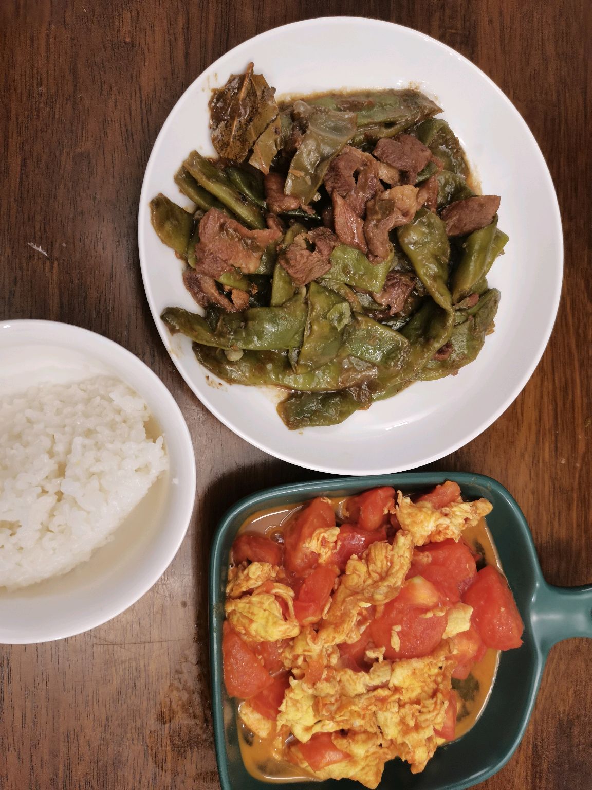 好吃下饭菜喷香油豆角梅花肉