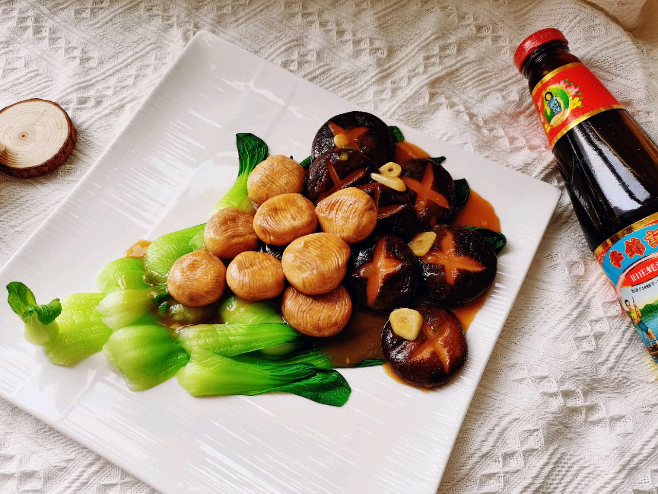 “蚝好吃”的蚝油双菇