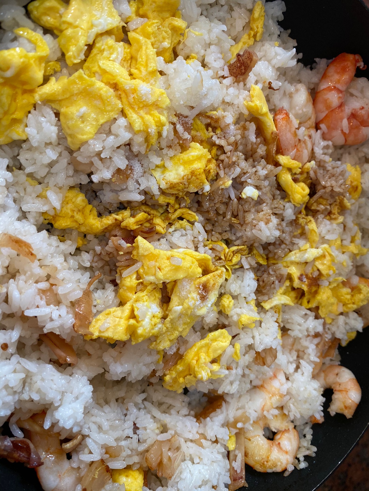 豪华版虾仁蛋炒饭