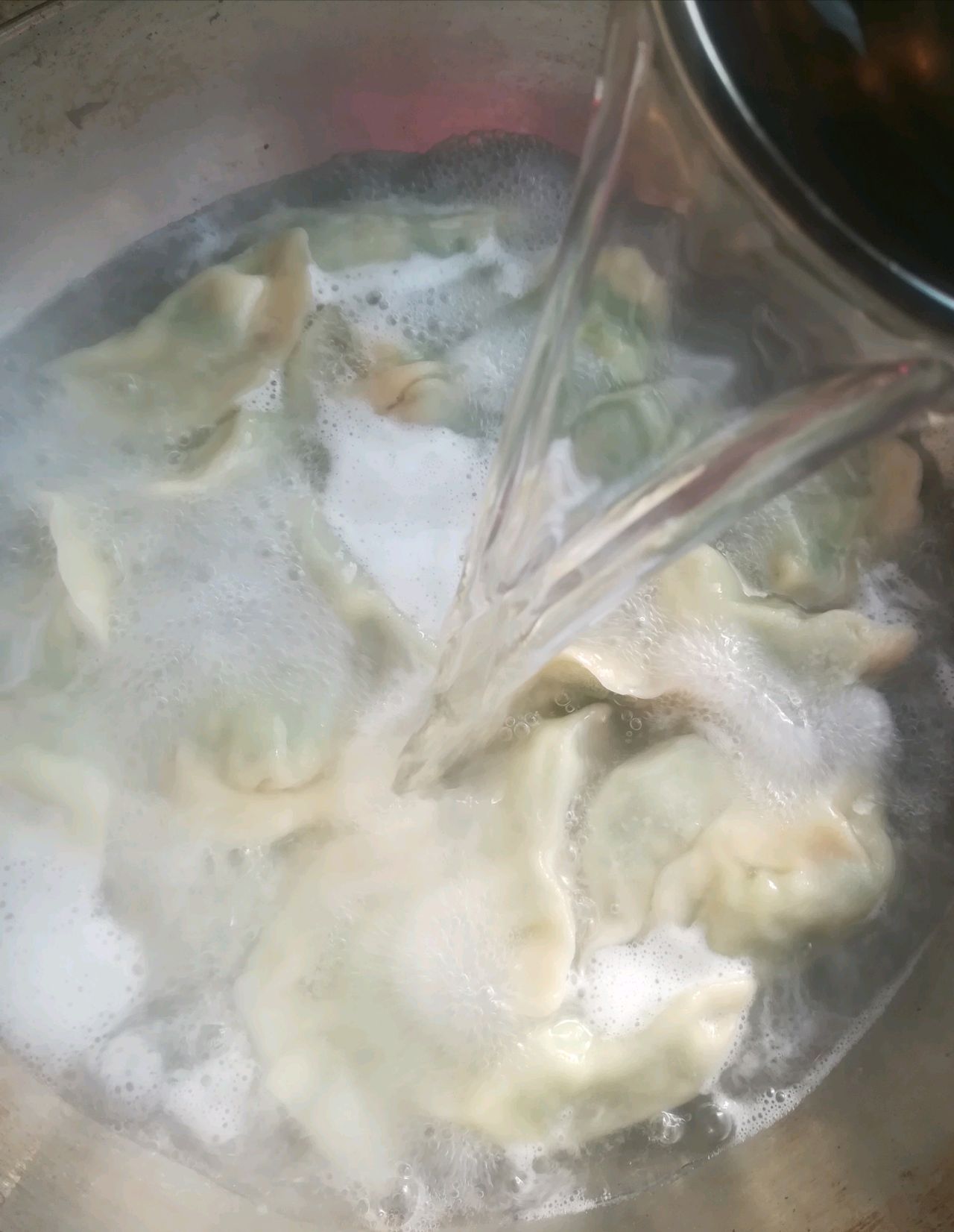 豪华韭菜饺子馄饨两吃