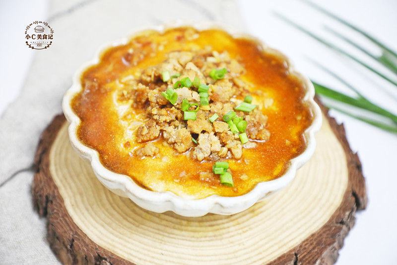 蚝鲜入味，怎么都吃不腻的肉末蒸豆腐