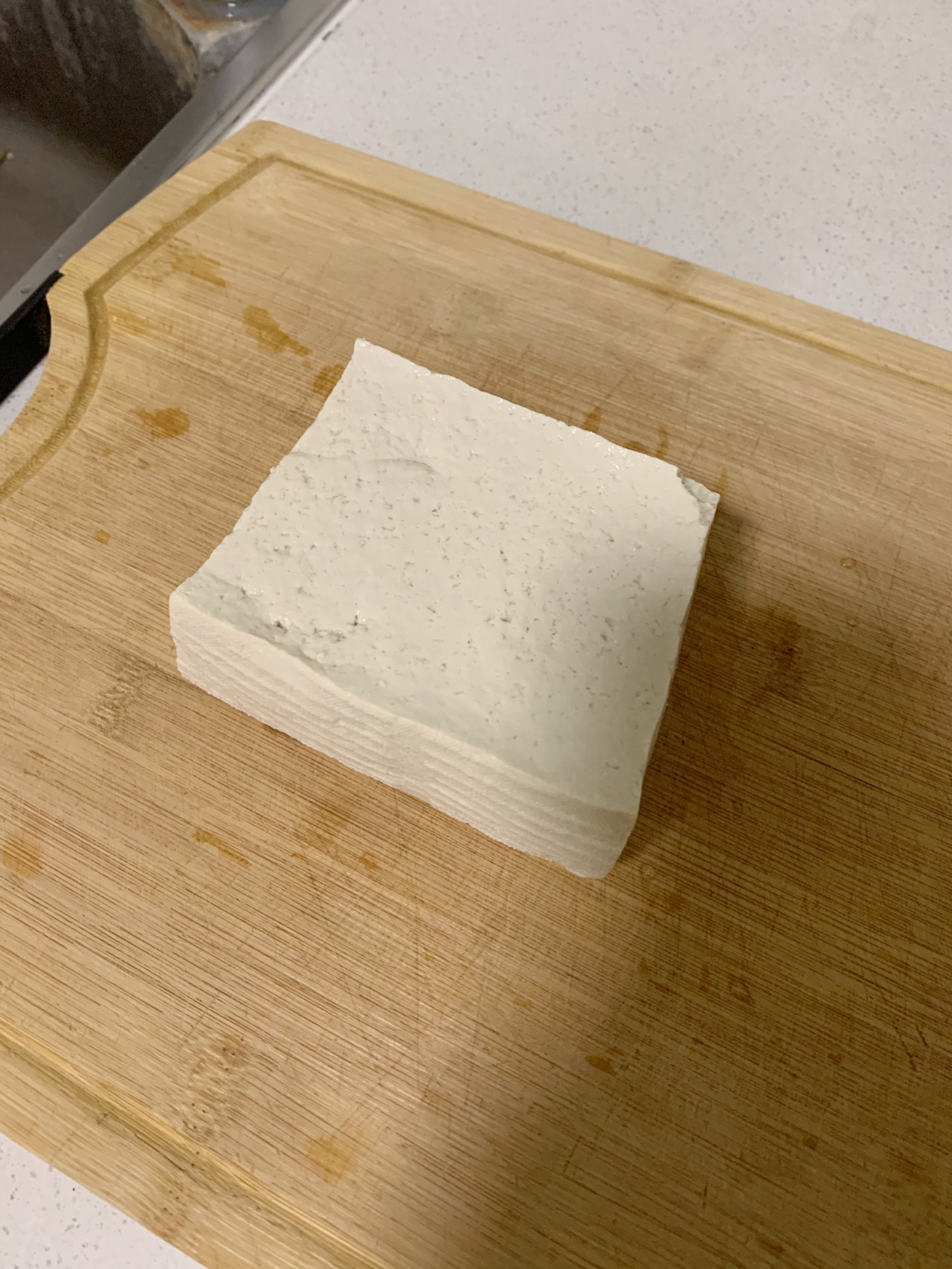 蚝鲜香煎豆腐