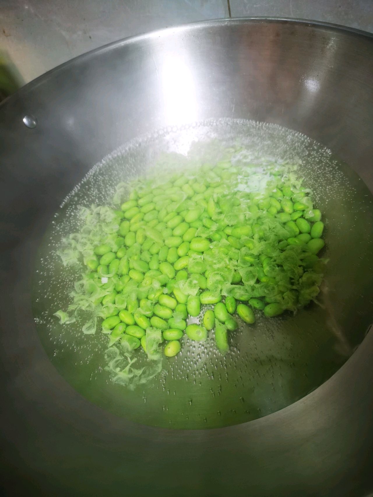 蚝油煸炒毛豆