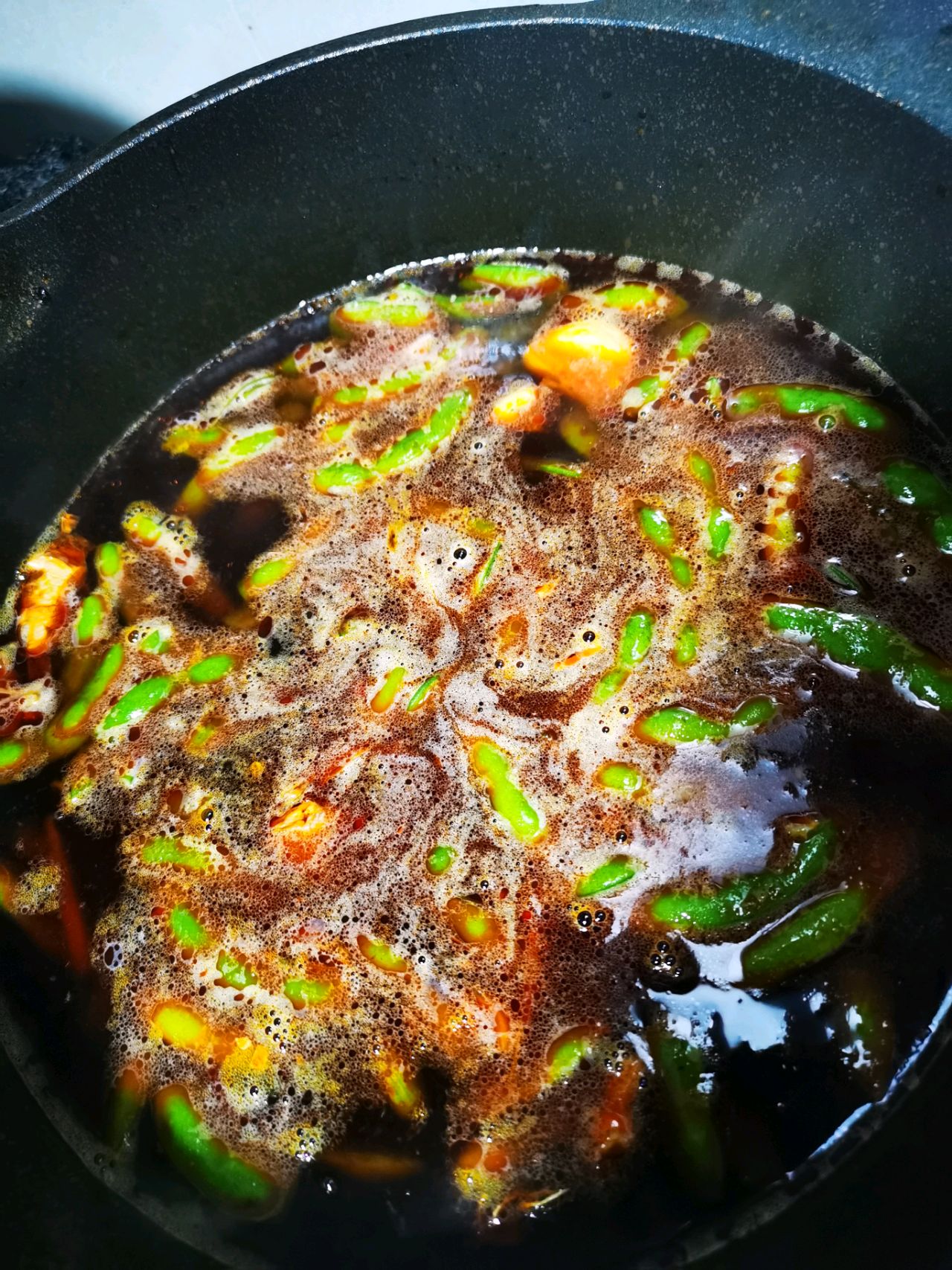 蚝油煸毛豆