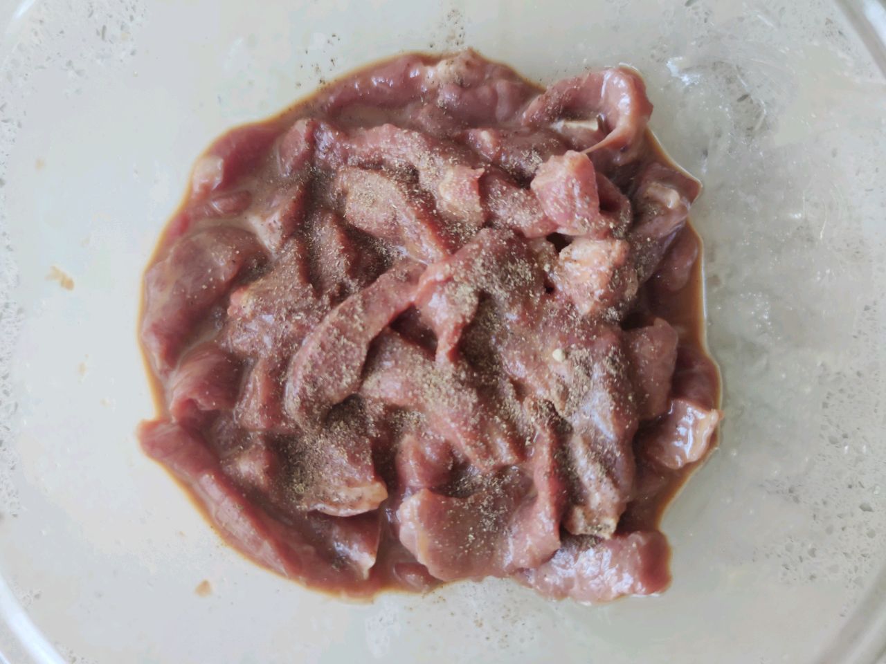 蚝油彩椒牛柳