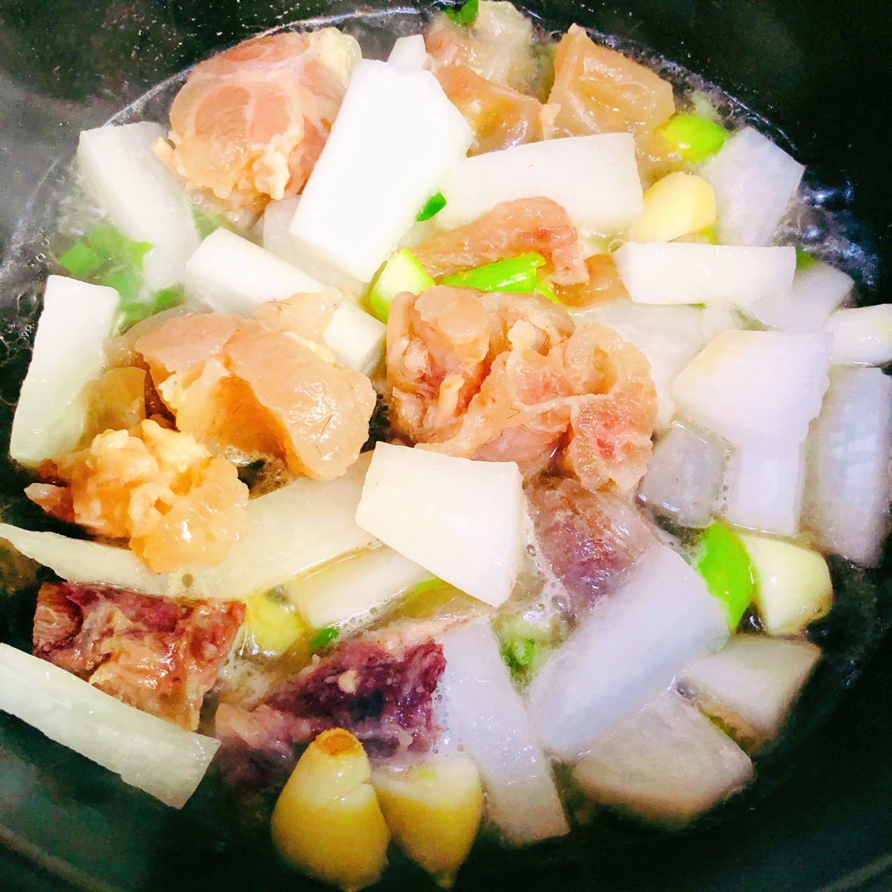 蚝油蕃茄烩牛筋