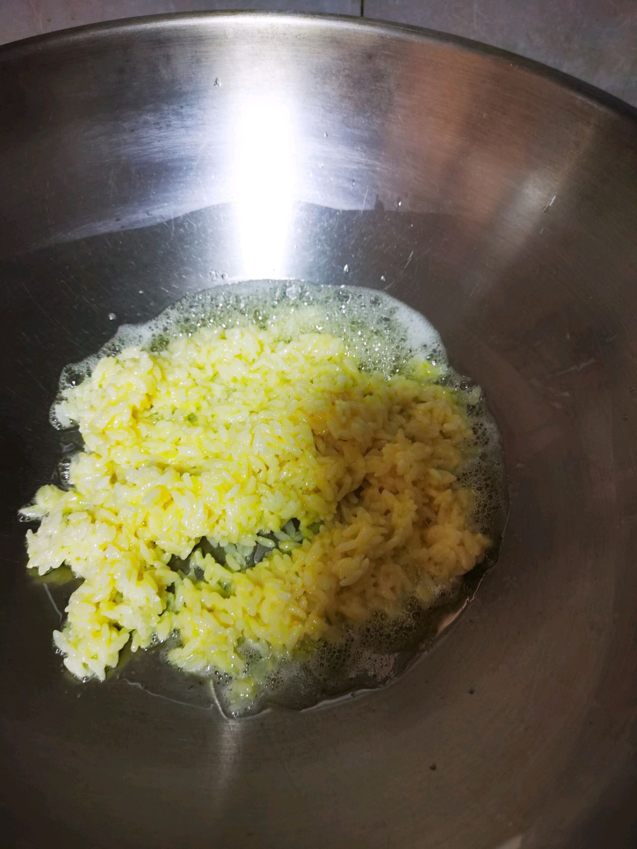 蚝油鸡蛋鲜蔬炒饭。