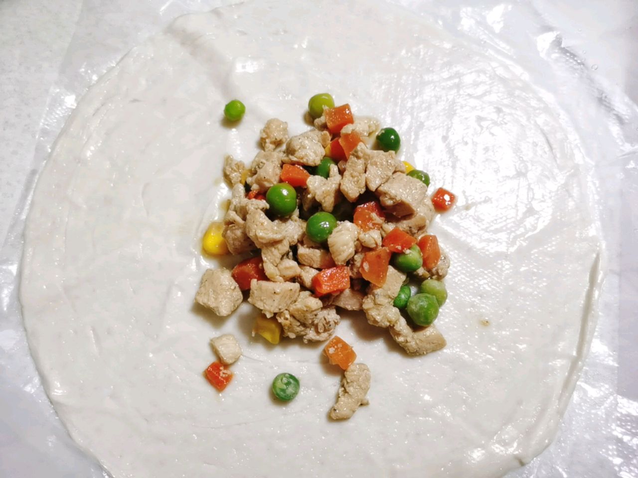 蚝油鸡肉饼