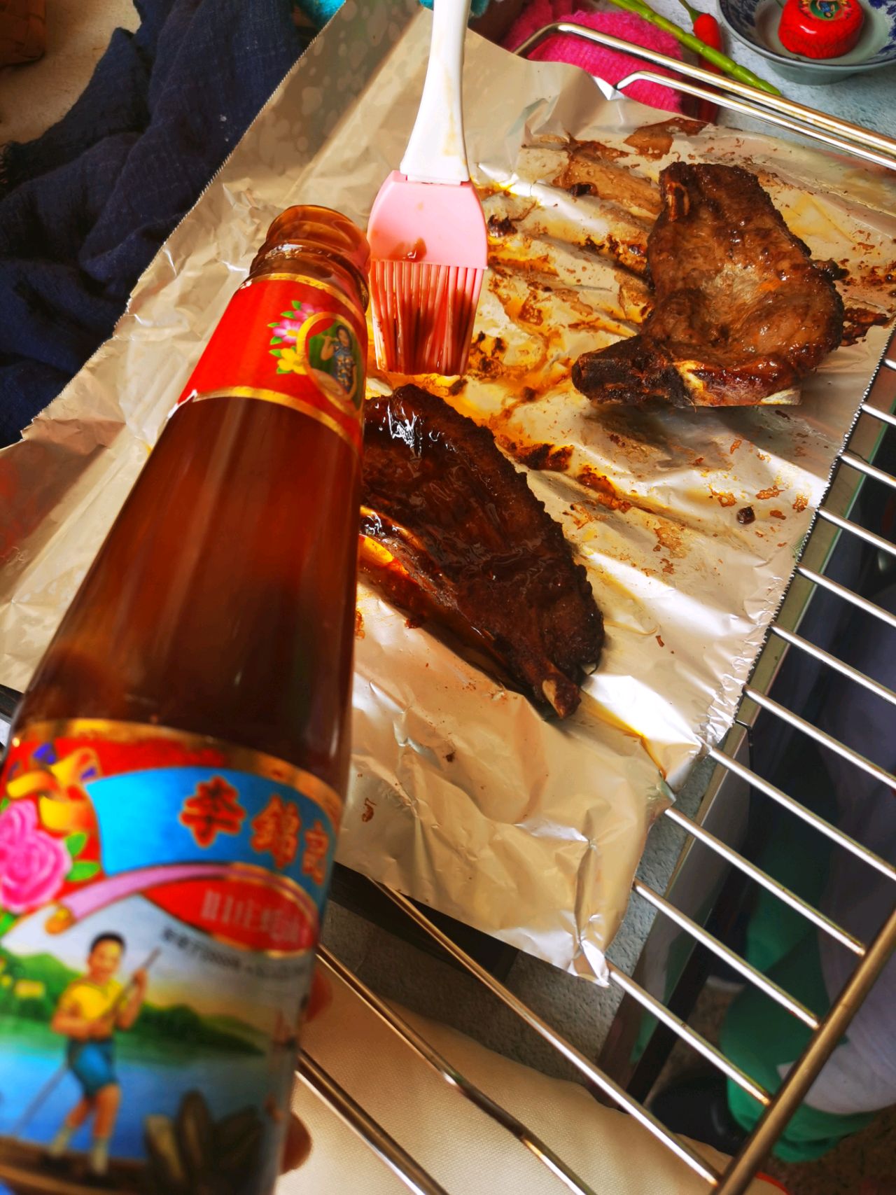蚝油烤羊排