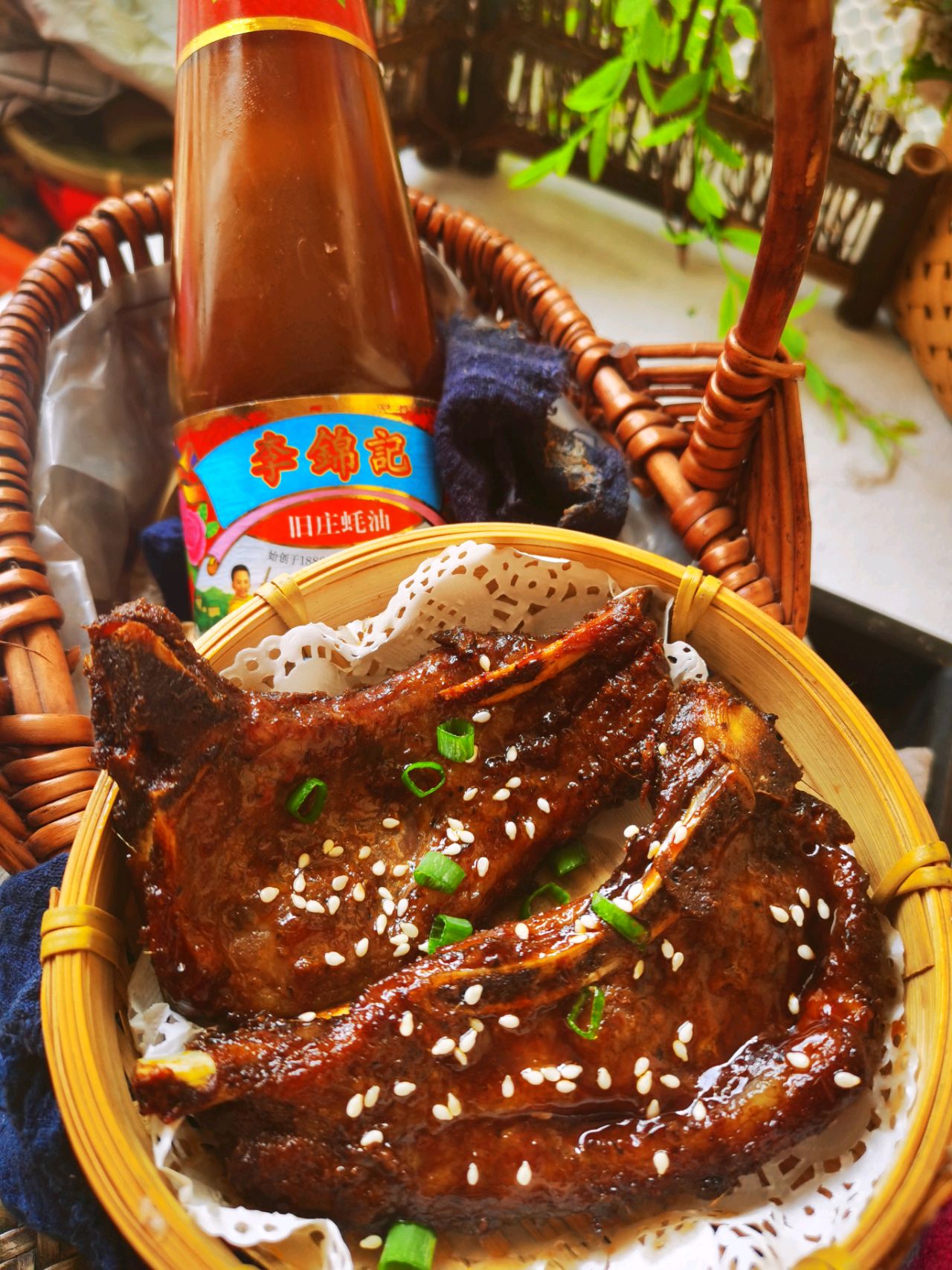 蚝油烤羊排