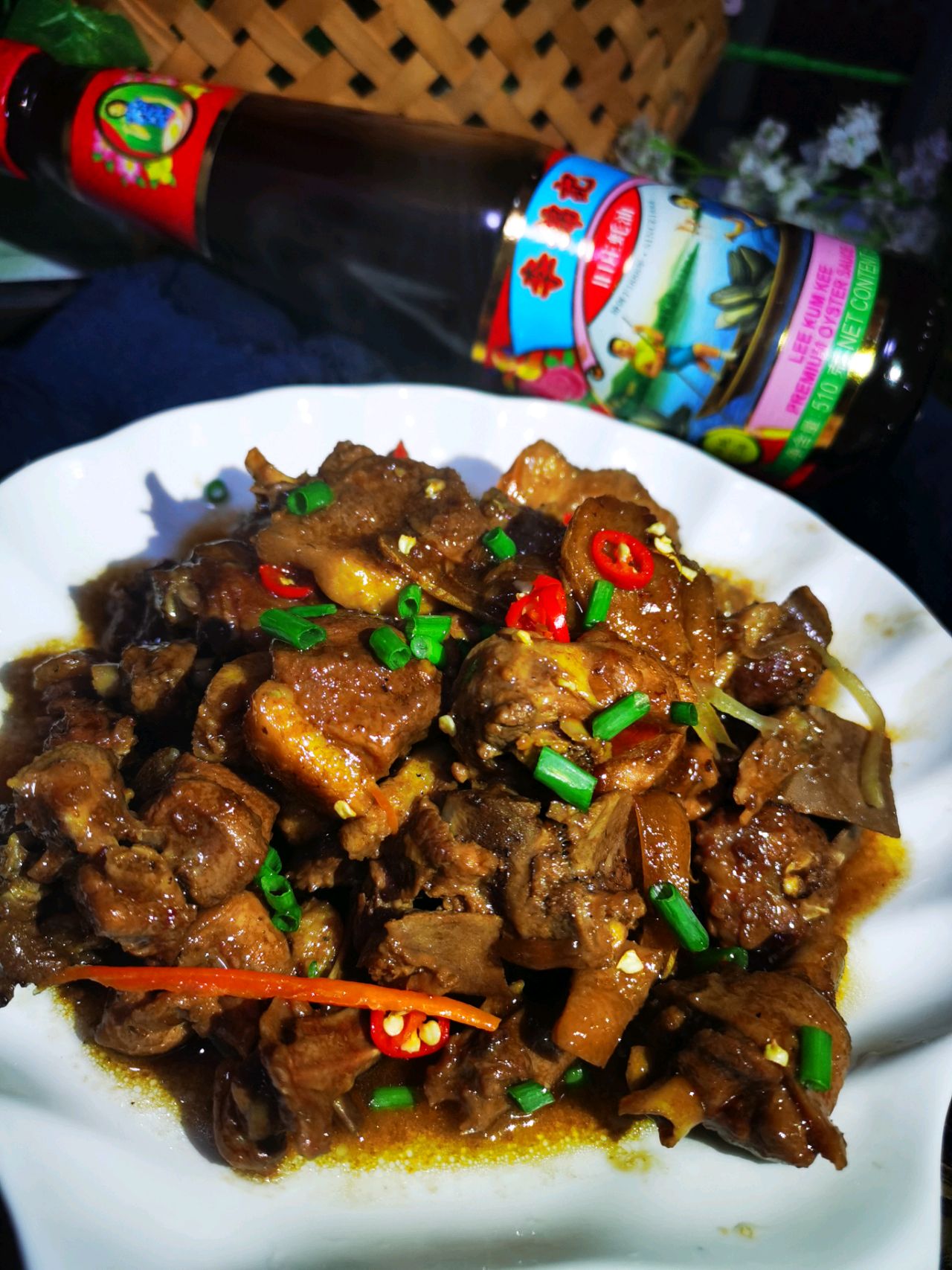 蚝油焖鸭