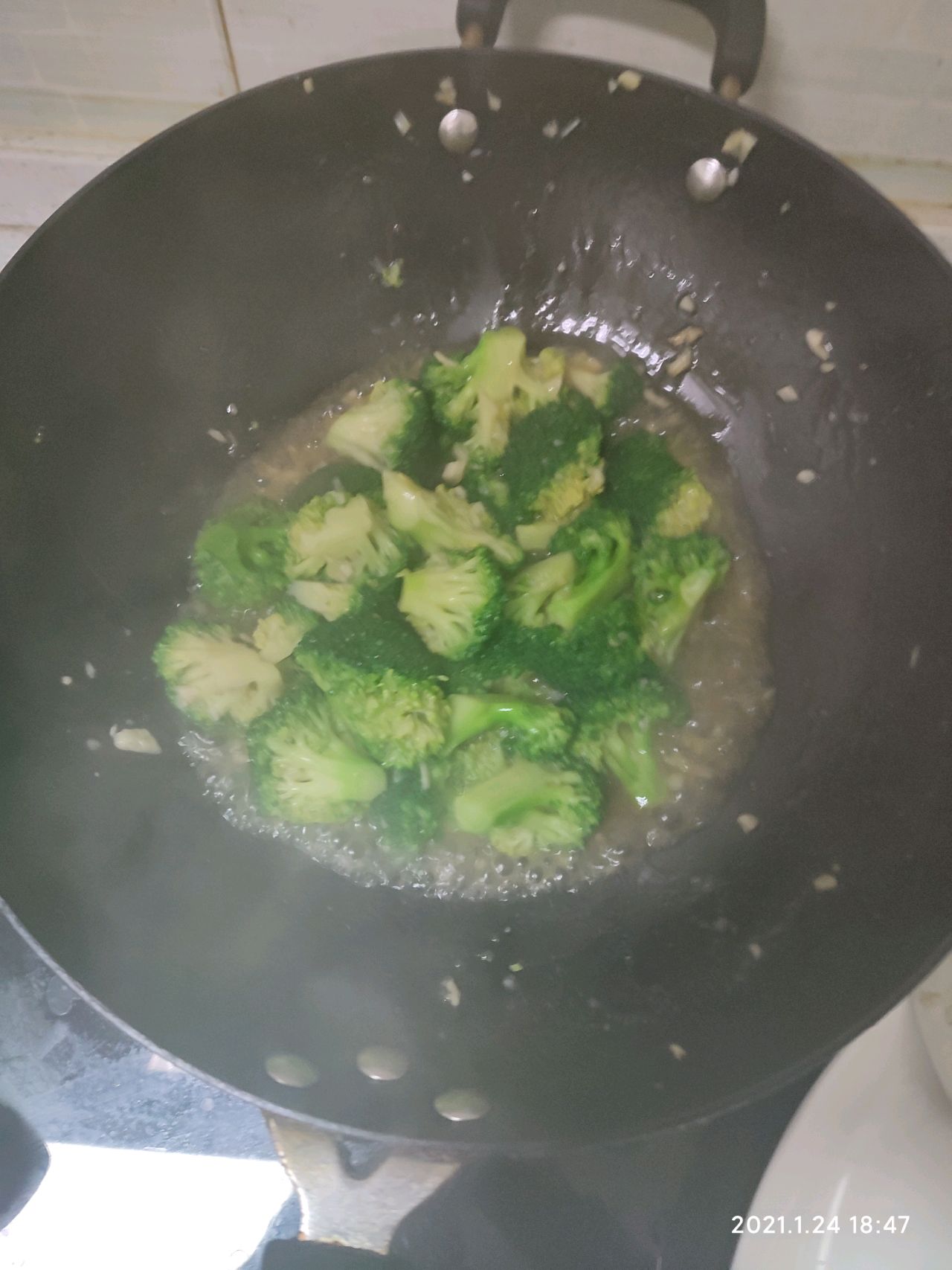 耗油浓汤西兰花