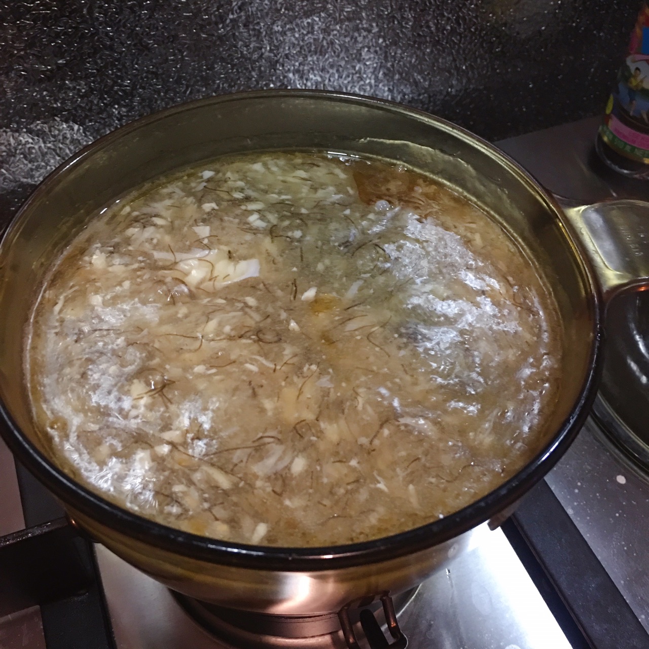 蚝油荠菜牛肉发菜羹