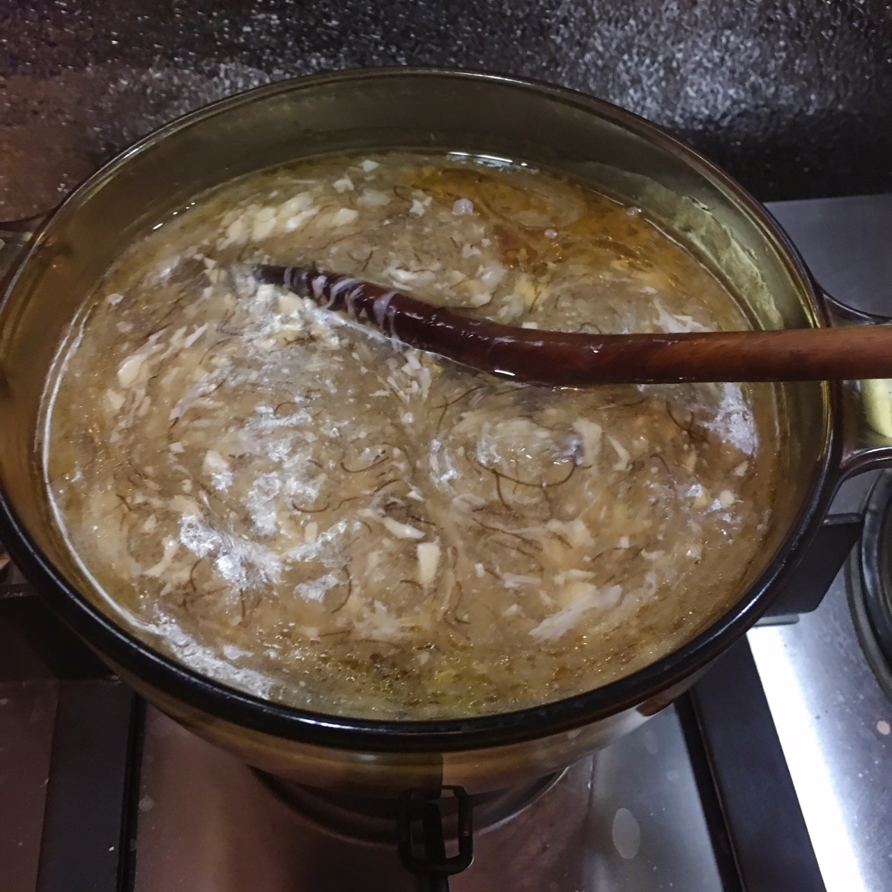 蚝油荠菜牛肉发菜羹