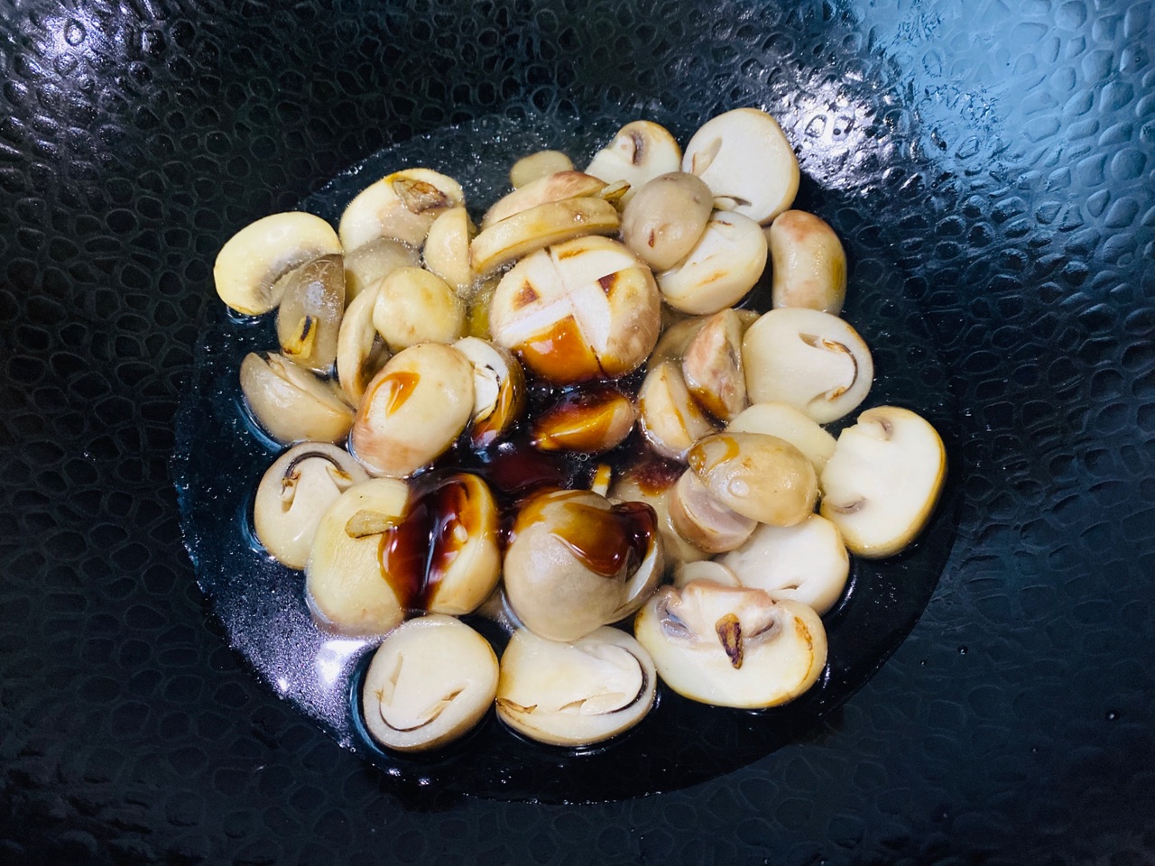 蚝油双菇