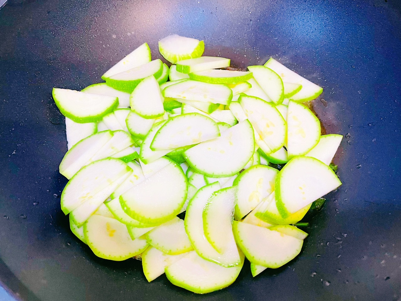 蚝油西葫芦肉片