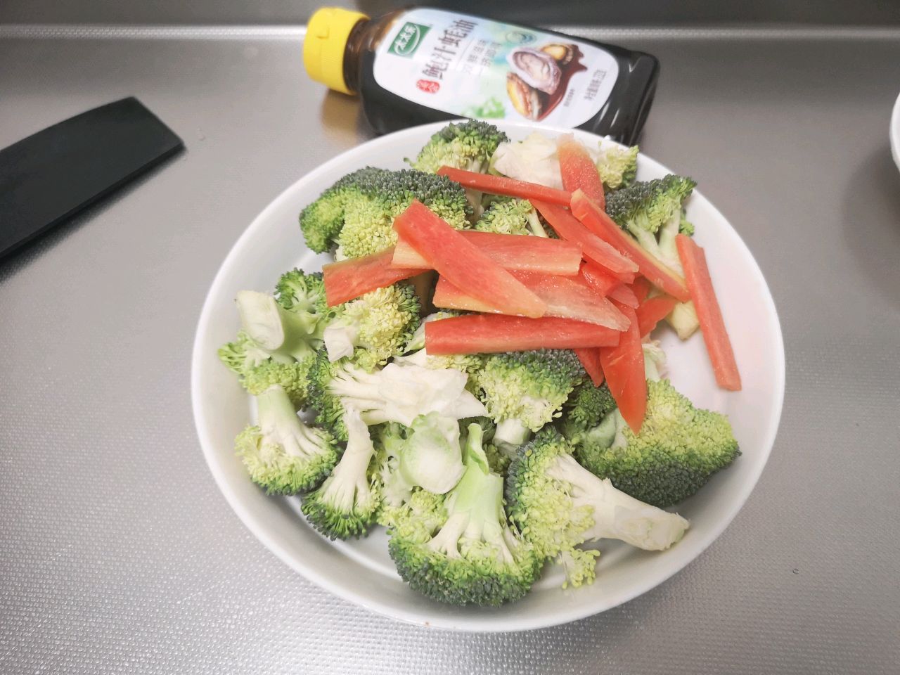 蚝油西兰花炒虾仁