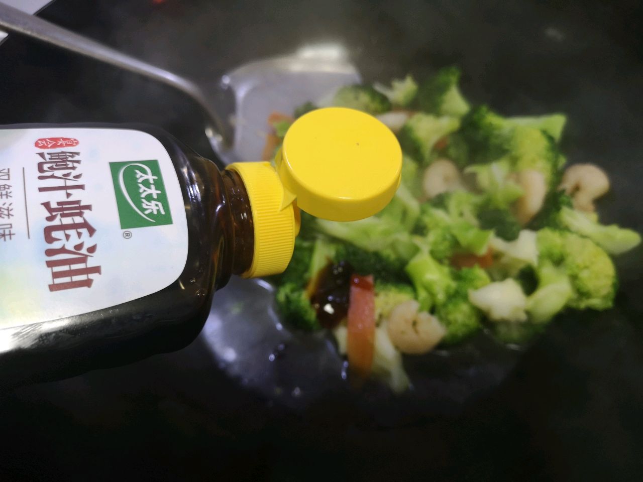 蚝油西兰花炒虾仁