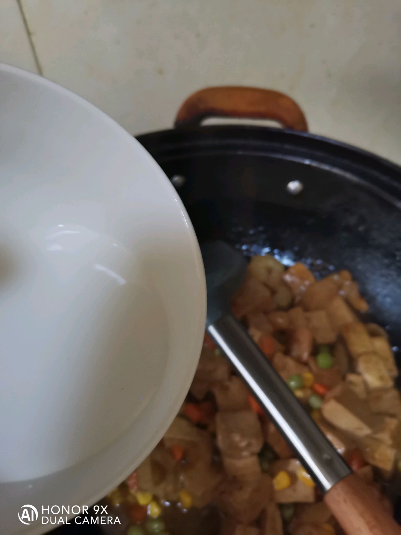 蚝油虾仁豆腐