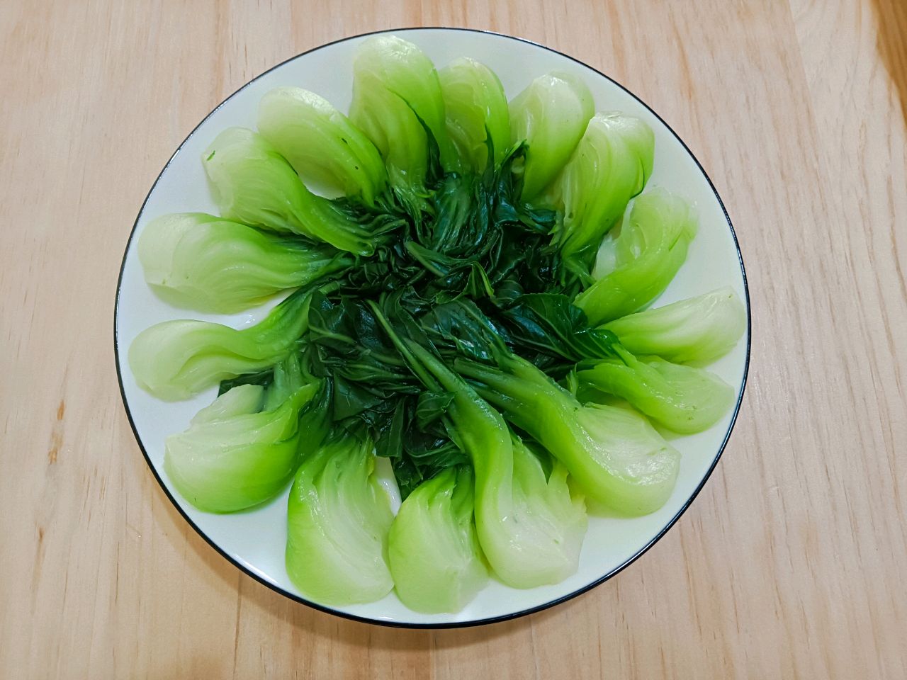 蚝油香菇扒油菜