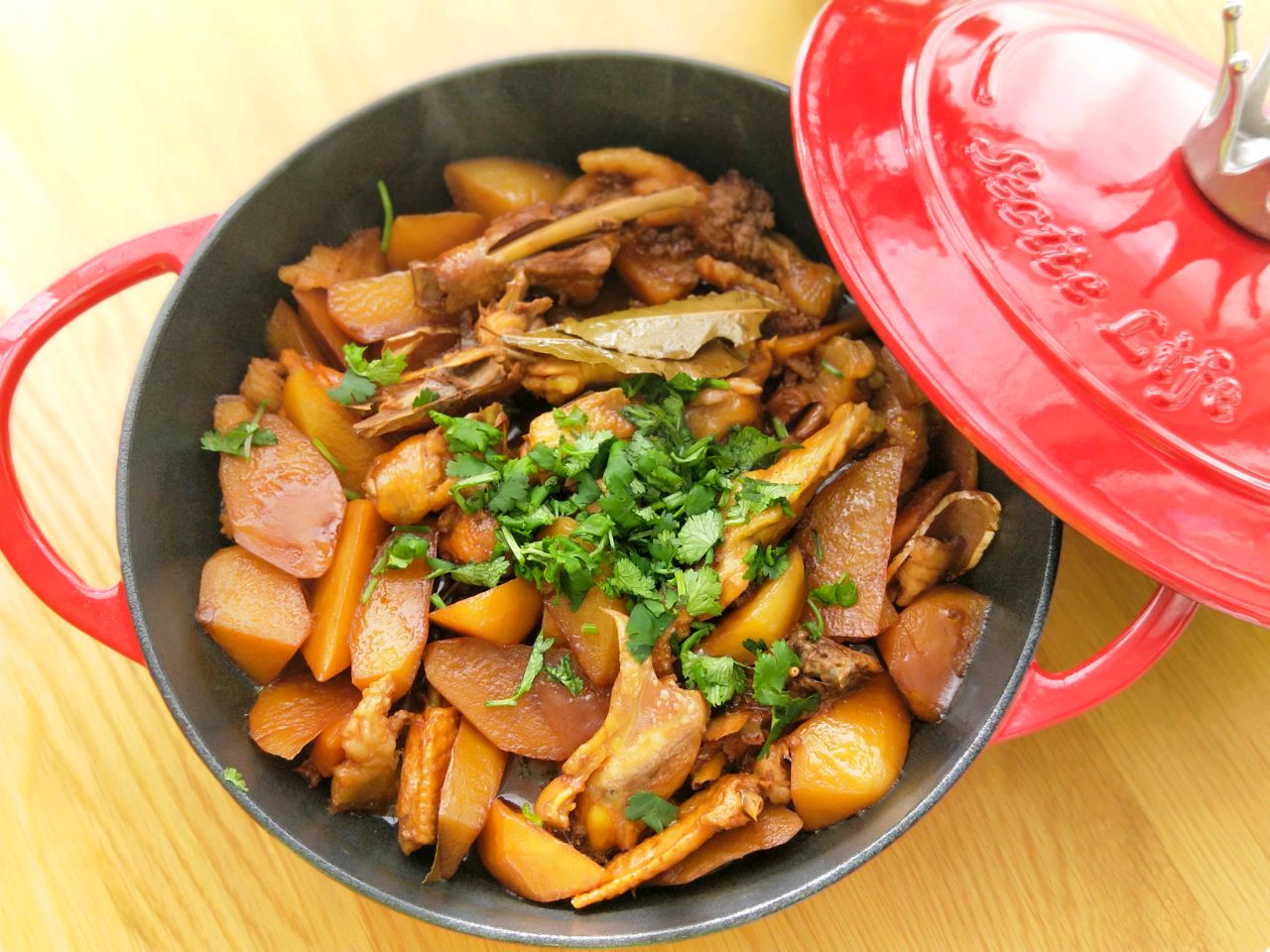 耗油小鸡炖土豆