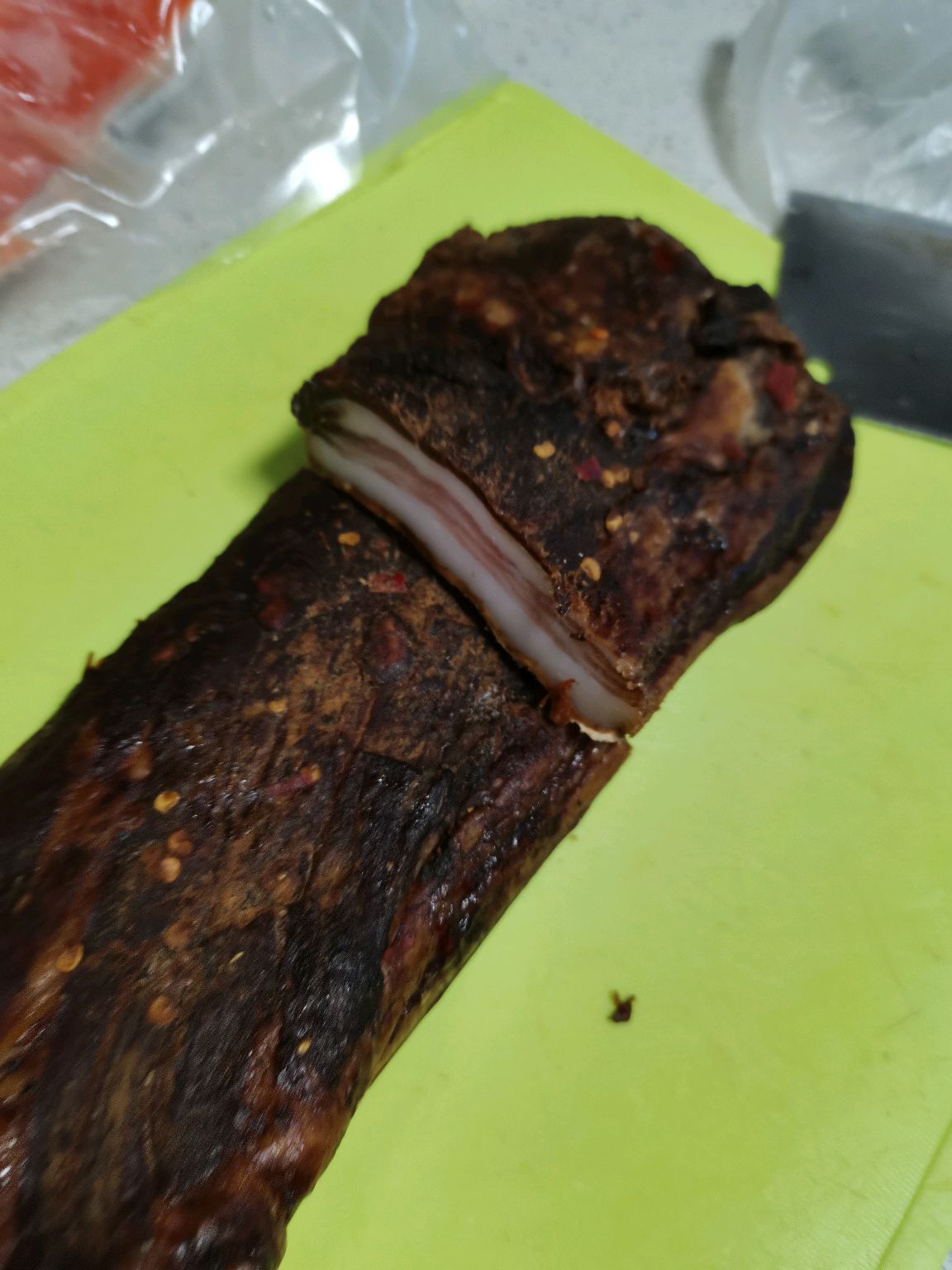 荷兰豆炒腊肉