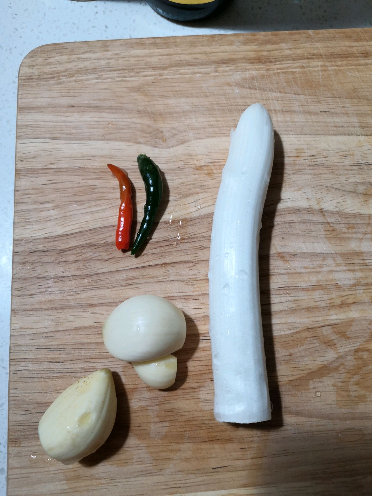 荷兰豆炒腊味